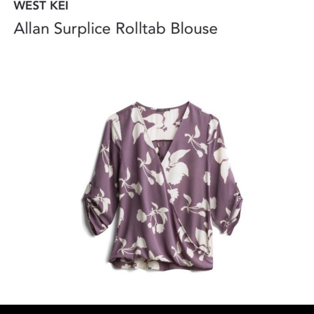 West kei blouse small